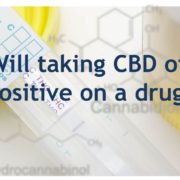 La prise d'huile de CBD donnera-t-elle un résultat positif à un test de dépistage de drogues ? Texte sur la photo d'un test de dépistage de drogues