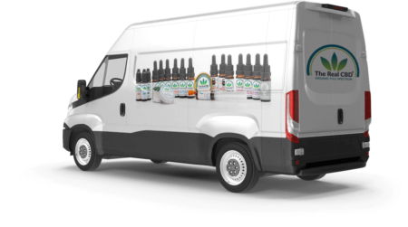 The Real CBD Delivery truck