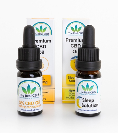 5% CBD oil and Sleep Solution CBD oil - The Real CBD Brand