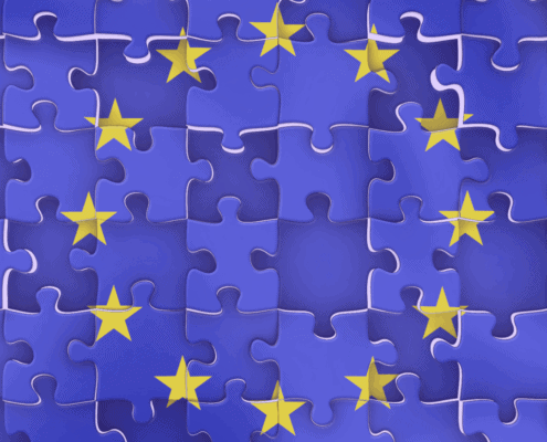 European flag puzzle