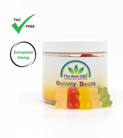 5mg CBD Gummy Bears in a jar - The Real CBD Brand