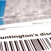 Huntington's Disease Datei mit Barcode