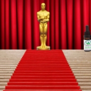 The Real CBD products on the stage at The Oscars