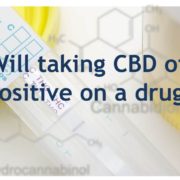 Will taking CBD oil test positive on a drug test text on picture of drug test