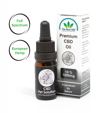 10% CBD Pet Solution - La vraie marque de CBD