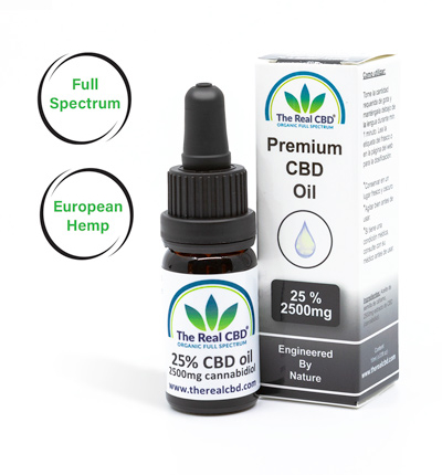 25% CBD Oil - La vraie marque de CBD