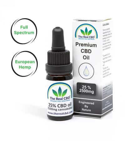 25% Huile de CBD pure