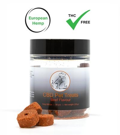 CBD Pet Treats beef flavour - The Real CBD Brand