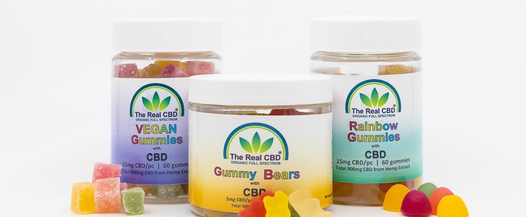 3 jars of CBD gummies - The Real CBD Brand