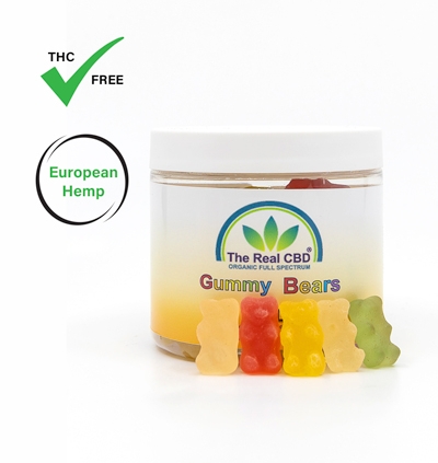 5mg CBD Gummy Bears in a jar - The Real CBD Brand