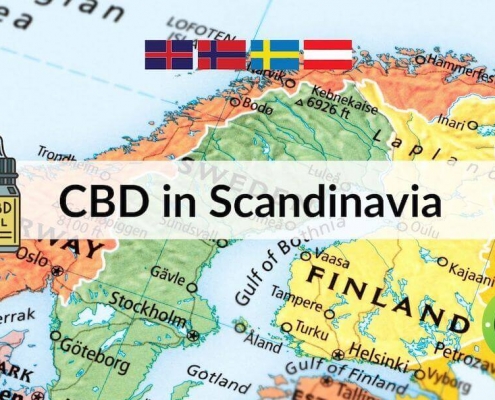 Carte de la Scandinavie