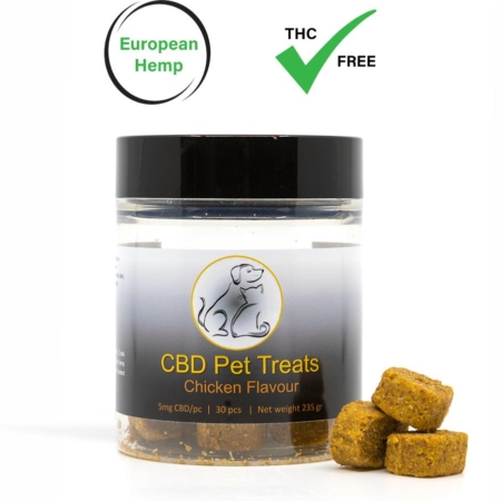 CBD Pet Treats Chicken Flavour - La vraie marque CBD