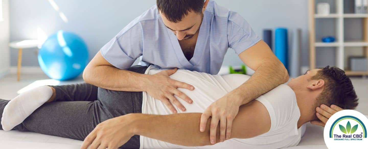 Chiropractor treating a patient