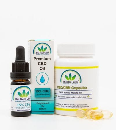 15% CBG-Öl und CBD/CBN-Kapseln im Angebot - The Real CBD Brand