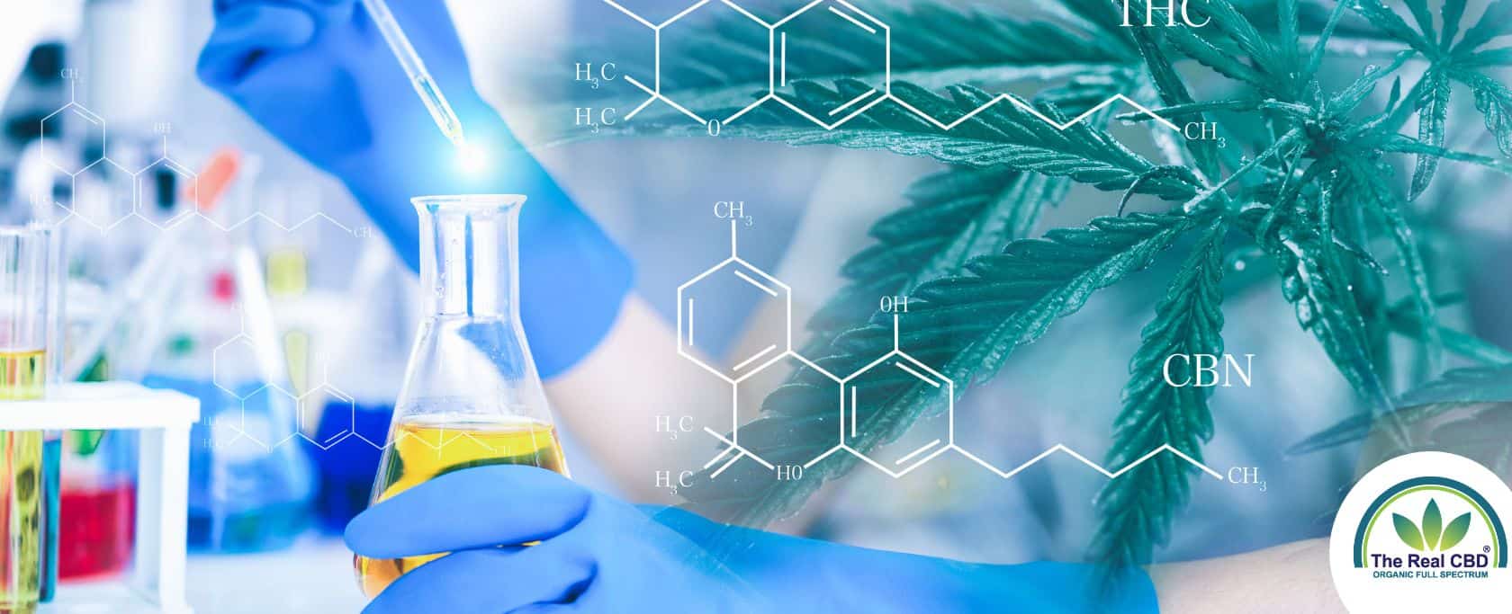 Lab with chemistry formulas of CBN